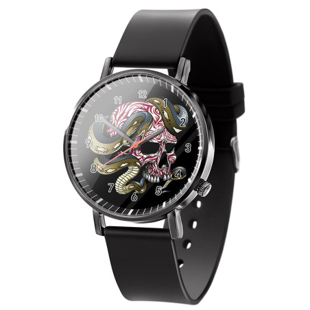 Montre Tête de Mort ""Skull Serpents Inferno""