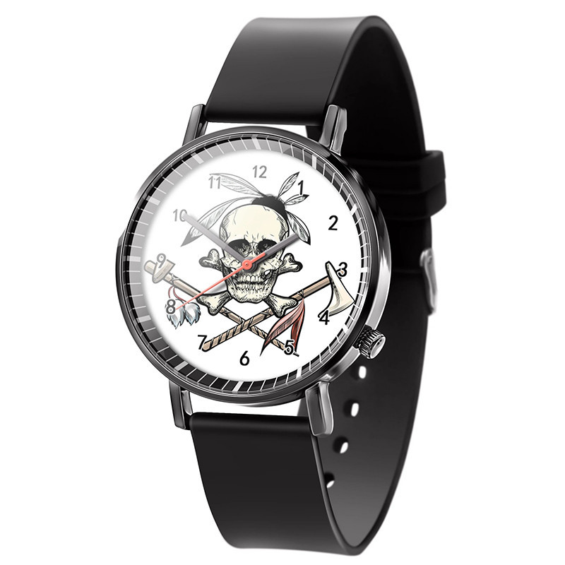 Montre Tête de Mort ""Esprit Guerrier""