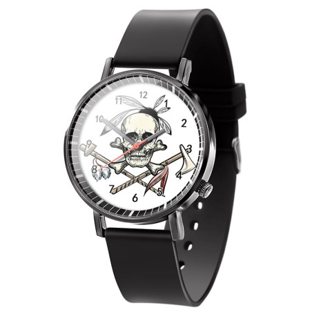 Montre Tête de Mort ""Esprit Guerrier""