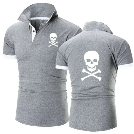 Polo Tête de Mort "Code Pirate" Modele 2