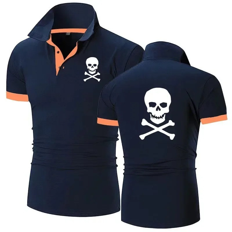 Polo Tête de Mort "Code Pirate" Modele 3