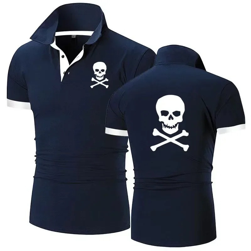 Polo Tête de Mort "Code Pirate" Modele 6