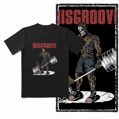 T-shirt Tête de Mort "Zombie Powerlifter"