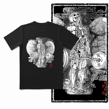 T-shirt Tête de Mort "Deadlift Résurrection"