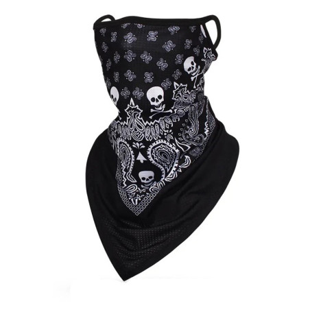 Bandana Tête de Mort Paisley Reaper (Masque Bandana 2 en 1!)