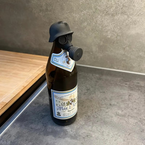 Bouchon de Bouteille Tête de Mort – "Soldat Gazé"