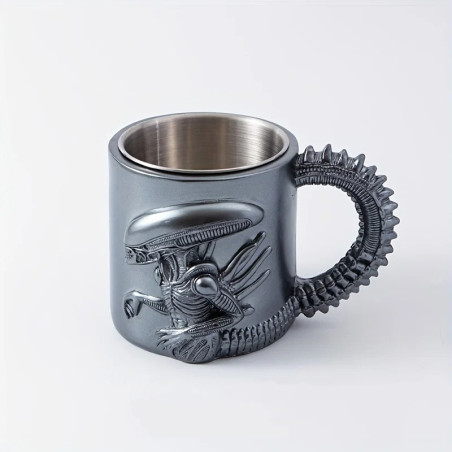 Mug Tête de Mort Alien – ""XenoCafé Collector"" Couleur Noir