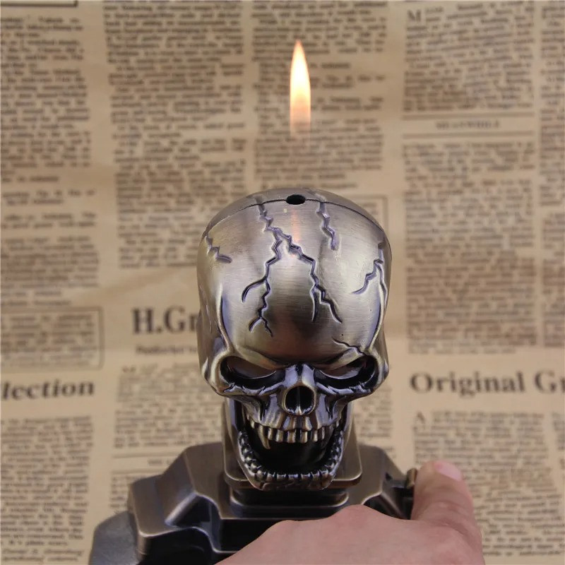 Cendrier Tête de Mort ""Cranium Mécanique""