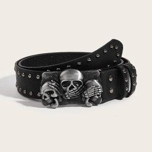 Ceinture Tête de Mort – Les Trois Squelettes Muets