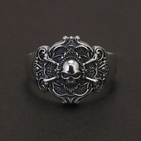 Avant Bague Tête de Mort "Sceau des Damnés"