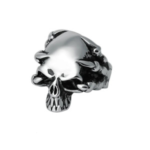 Bague Tête de Mort "Poigne de l’Enfer"