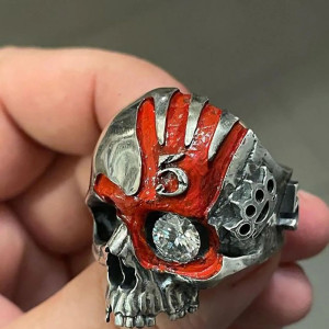 Bague Tête de Mort "Bloodprint 5"