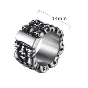 Dimensions Bague Tête de Mort "Légion d’Outre-Tombe"