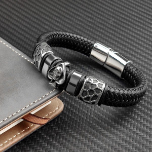 Vue générale Bracelet Crâne & Pique "As de l’Ombre"