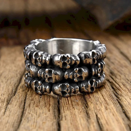 Magniffique Bague Tête de Mort Légion d’Outre-Tombe