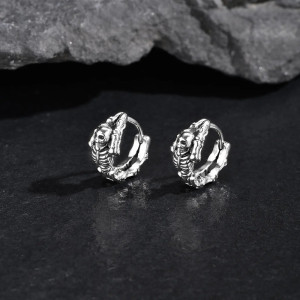 Avant Boucles d’Oreilles Tête de Mort "Deadly Redemption"
