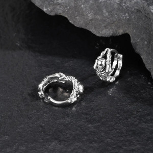 Details Boucles d’Oreilles Tête de Mort "Deadly Redemption"