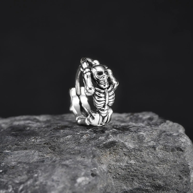 Boucles d’Oreilles Tête de Mort "Deadly Redemption"