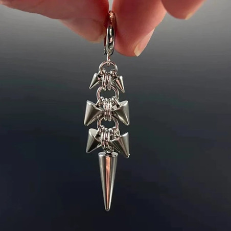 Avant Boucles d’Oreilles Tête de Mort Griffe du Damné