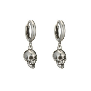 Boucles d’Oreilles Tête de Mort "Grin Sinistre"