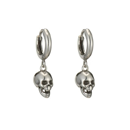 Boucles d’Oreilles Tête de Mort "Grin Sinistre"