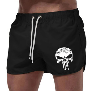 Short Tête de Mort – Punisher Sunset Couleur Noir