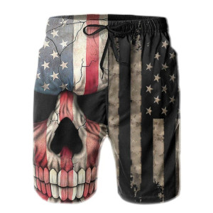 Short Tête de Mort – Skull & Stripes
