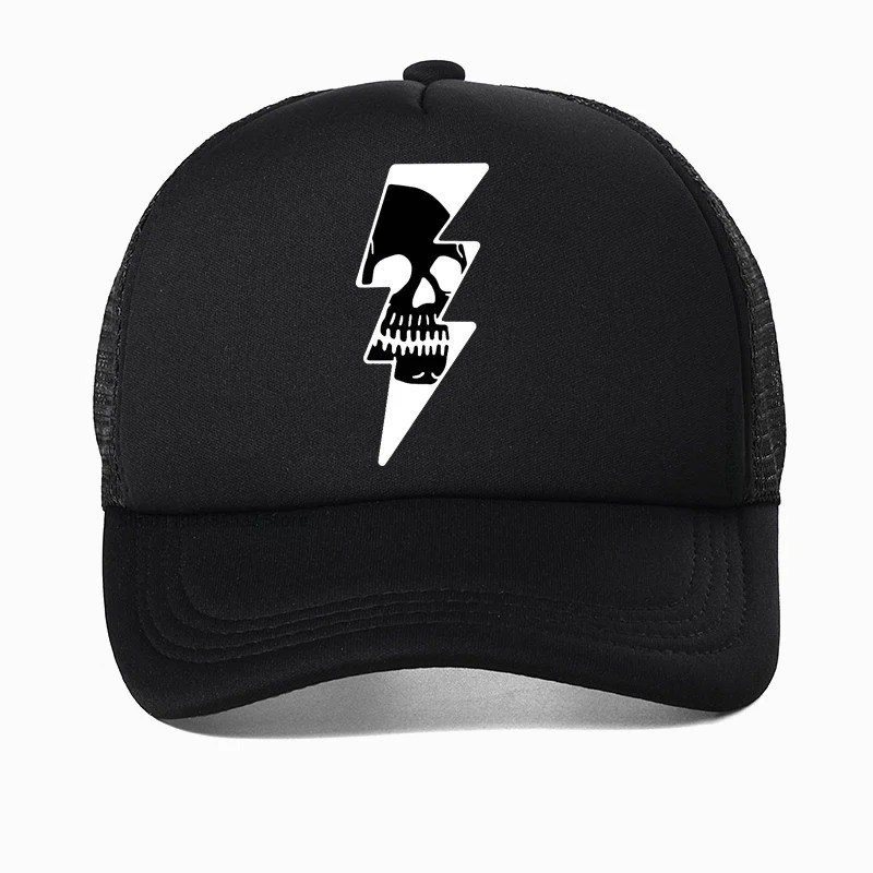Casquette Tête de Mort "Éclair Fatal" Modele 1