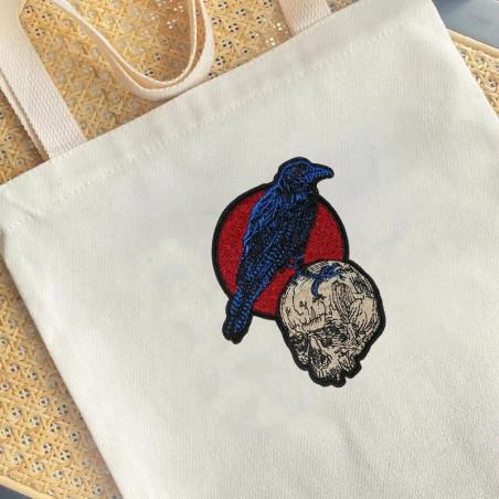 Vue générale Écusson Tête de Mort Corbeau du Crépuscule