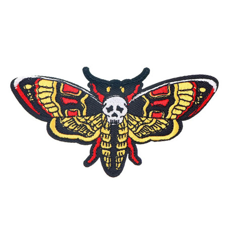 Écusson Tête de Mort Papillon Infernal