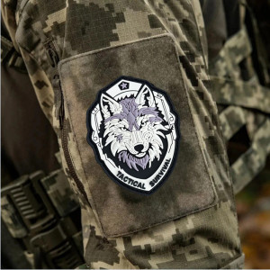 Vue Portée Patch PVC Tactique – "Loup Alpha Survival"