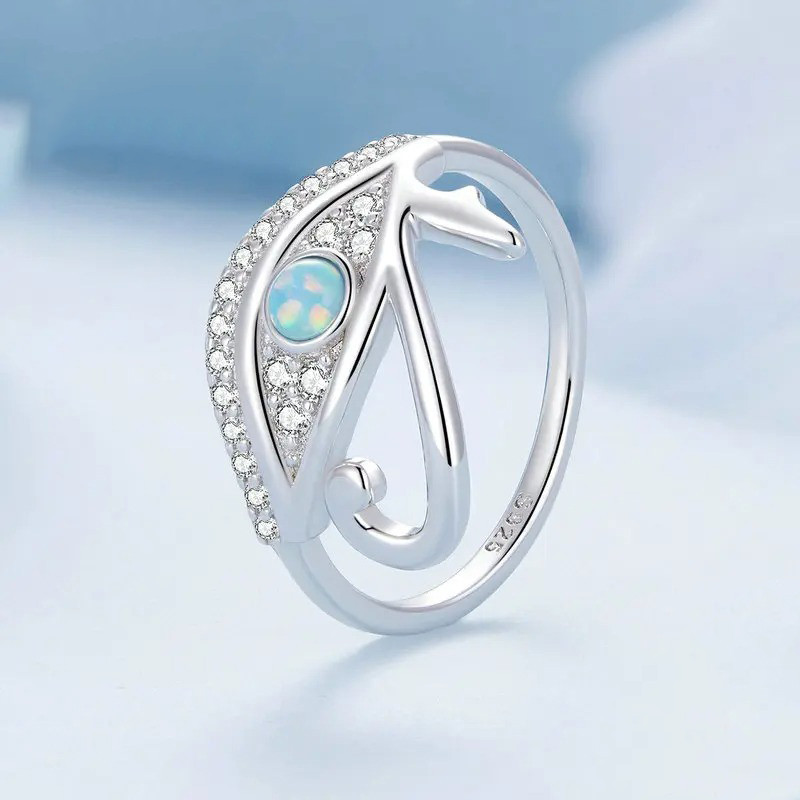Avant Bague Oeil d'Horus 'Clarté Céleste'