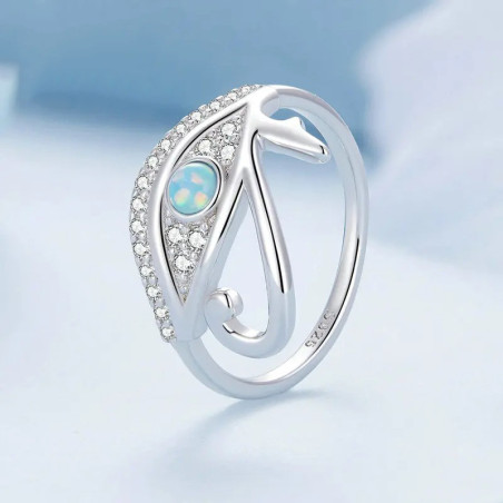 Avant Bague Oeil d'Horus 'Clarté Céleste'