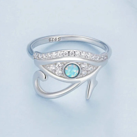 Bague Oeil d'Horus 'Clarté Céleste'