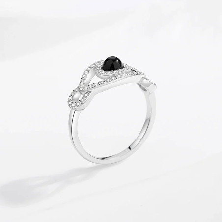 Bague Oeil d'Horus 'Orbite Nocturne'