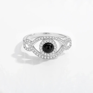Avant Bague Oeil d'Horus 'Orbite Nocturne'