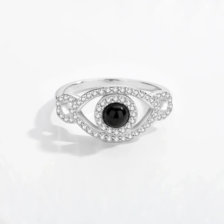 Avant Bague Oeil d'Horus 'Orbite Nocturne'