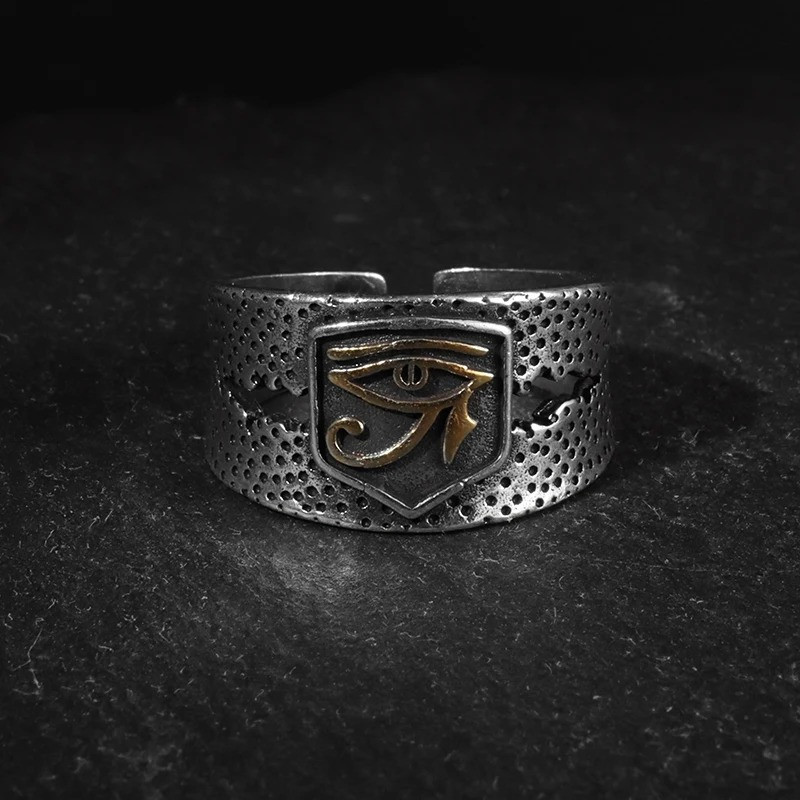Bague Oeil d'Horus 'Antique Gardien'