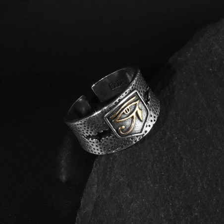 Vue générale Bague Oeil d'Horus 'Antique Gardien'