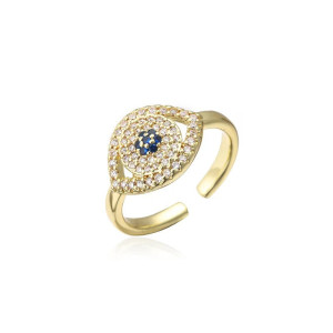 Bague Oeil d'Horus 'Cercle de Saphirs'