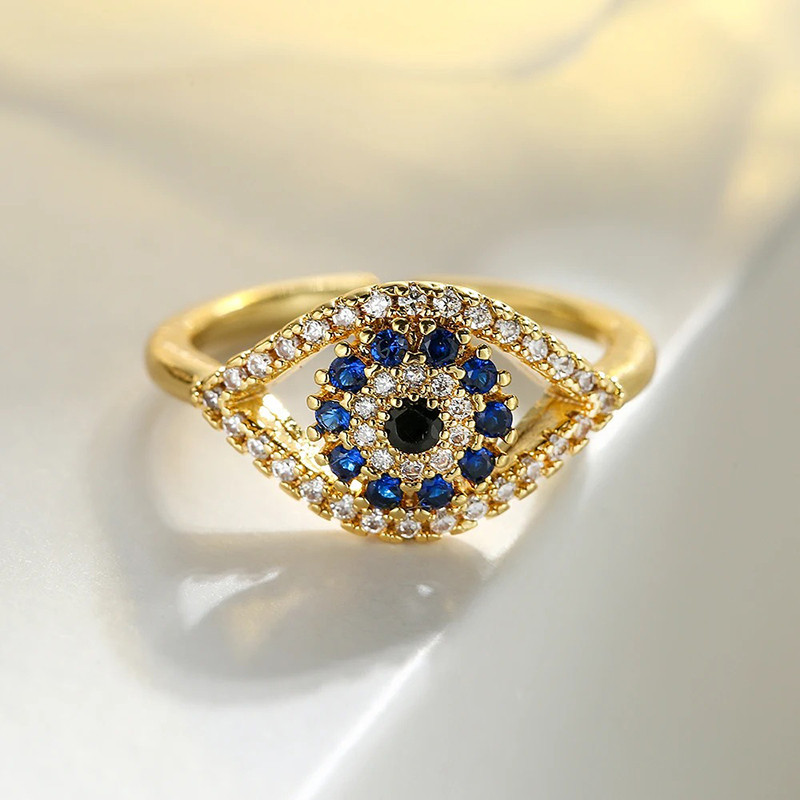 Bague Oeil d'Horus 'Éclat Astral' Modele 2