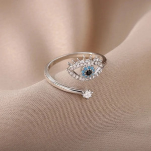 Bague Oeil d'Horus 'Aura Turquoise' Modele 1