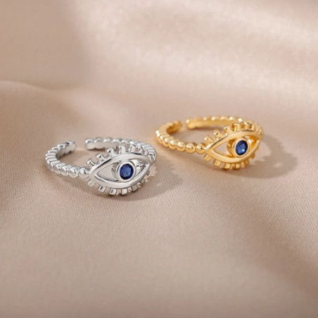 Bague Oeil d'Horus 'Rayon Celeste' - 2 modèles au choix !