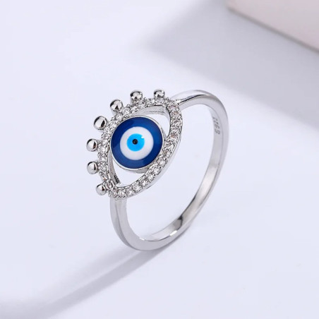 Bague Oeil d'Horus 'Larme Céleste'
