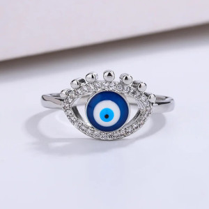 Avant Bague Oeil d'Horus 'Larme Céleste'