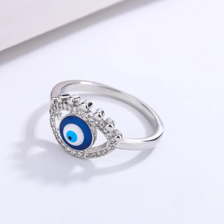 Vue générale Bague Oeil d'Horus 'Larme Céleste'
