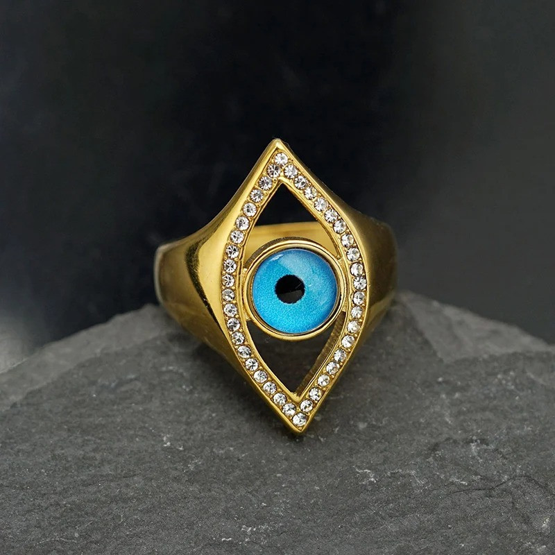 Bague Œil d'Horus 'Rayonnement Solaire'