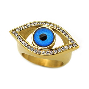 Bague Œil d'Horus 'Éclat Divin' Couleur Or