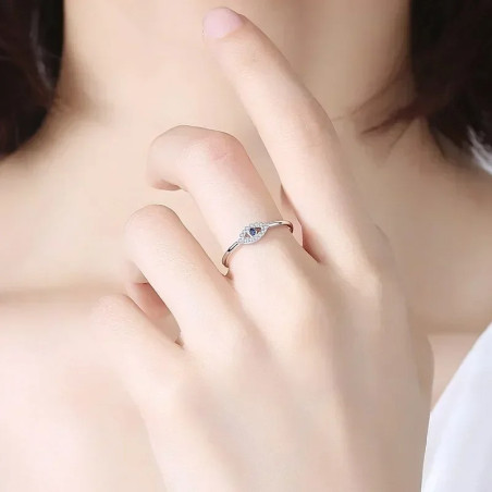 Vue Portée Bague Éclat Horus - 3 couleurs au choix !