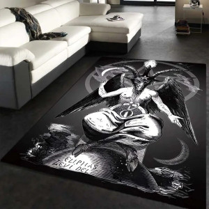 Tapis Occulte "Baphomet Éliphaz" - Invocation Alchimique & Dualité Sacrée
